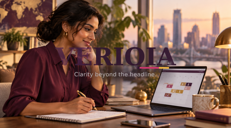 How Long Should a Job Search Actually Take? Editorial illustration with centered VERIQIA watermark.