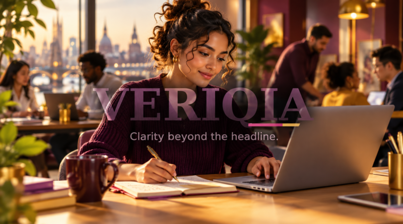 How Do I Get Hired Without Experience? Editorial illustration with centered VERIQIA watermark.