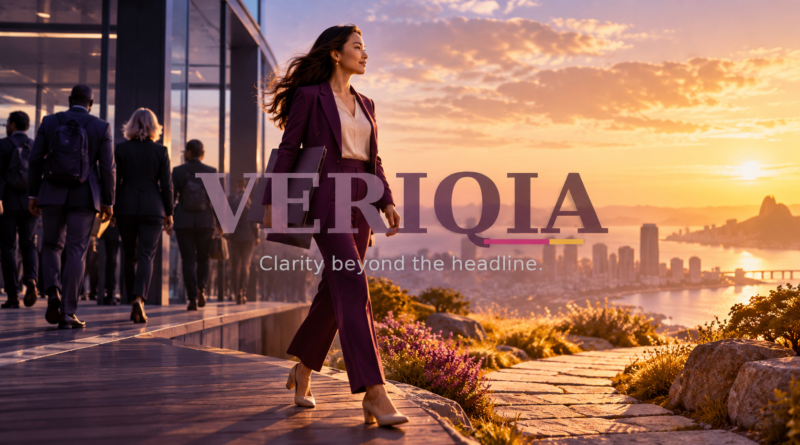 Should I Switch Careers? What You Need to Know Editorial illustration with centered VERIQIA watermark.