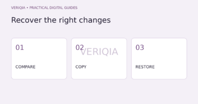 Original diagram illustrating recover the right changes: compare, copy, restore