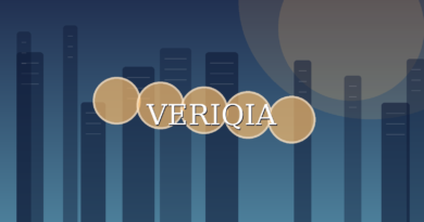 Original conceptual editorial illustration about emergency savings vs investing, with a centered VERIQIA watermark