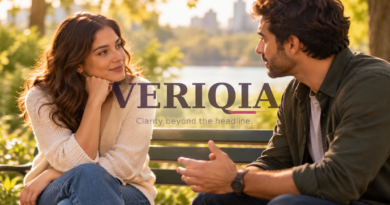Two adults having a supportive conversation on a park bench