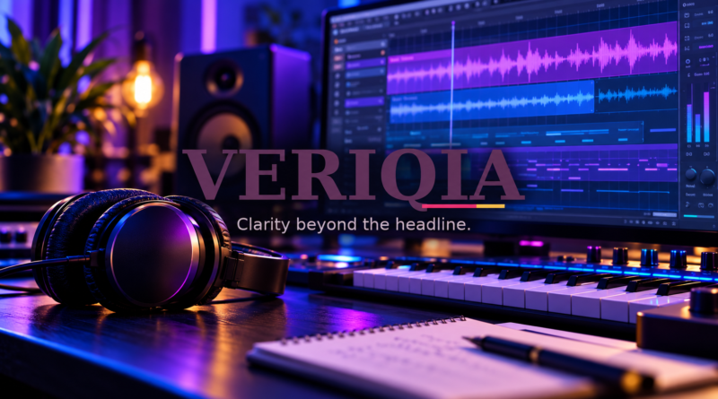 Lyria 3.5 in Gemini: How to Make a Full AI Music Track — centered VERIQIA watermark