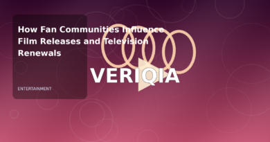 Original editorial illustration illustrating fan communities entertainment industry, with VERIQIA watermark