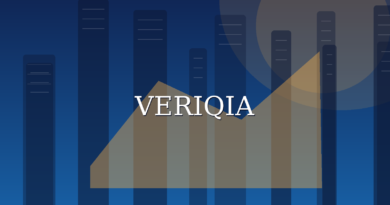 Original conceptual editorial illustration about currency exchange rate business impact, with a centered VERIQIA watermark