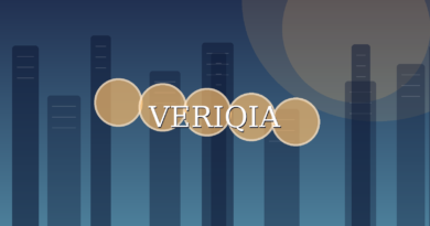 Original conceptual editorial illustration about tax refund scams, with a centered VERIQIA watermark