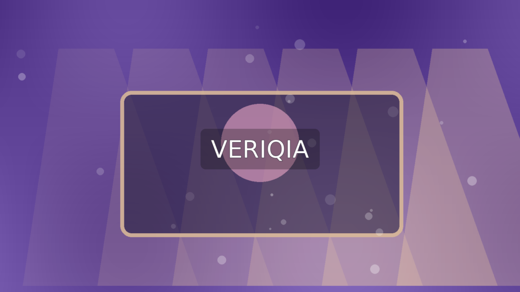 Editorial illustration representing fashion-show performers, broadcasts and runway looks, with a centered VERIQIA watermark