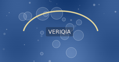 Editorial illustration representing regional weather warnings during changeable conditions, with a centered VERIQIA watermark