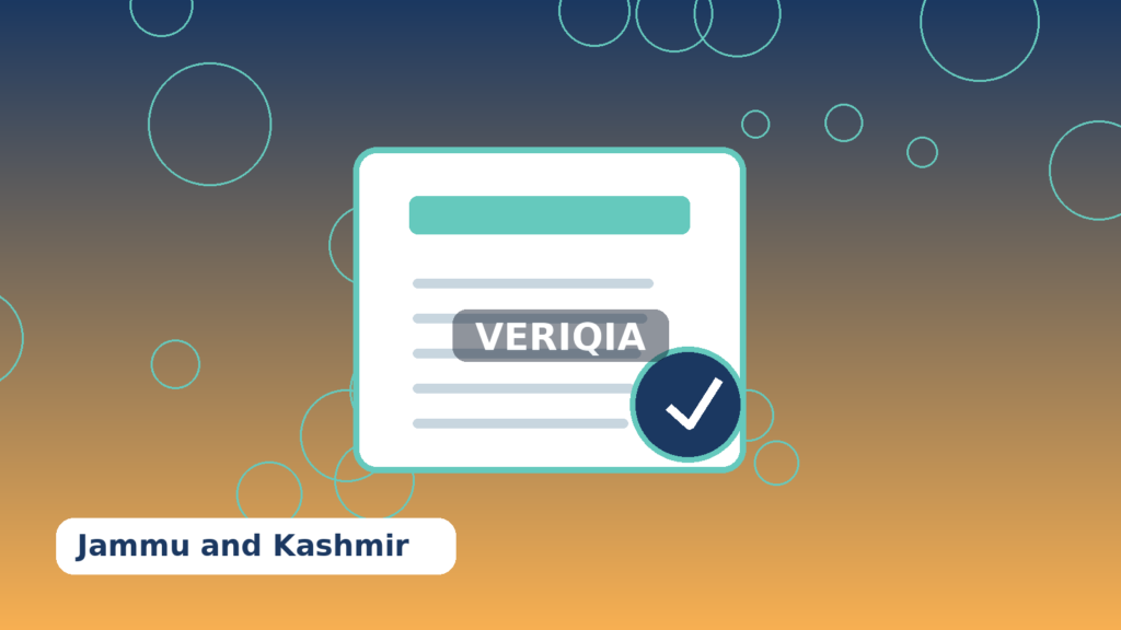 Original illustration of an exam result paper and qualifying checkmark for JKPSC Combined Competitive Examination JKCCE in Jammu and Kashmir