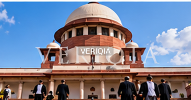 Editorial illustration showing Supreme Court building; VERIQIA watermark