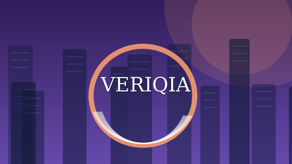 Original conceptual editorial illustration about recession indicator explained, with a centered VERIQIA watermark