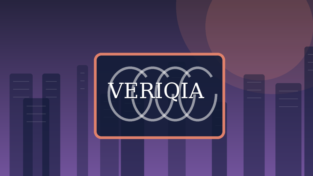 Original conceptual editorial illustration about startup valuation explained, with a centered VERIQIA watermark