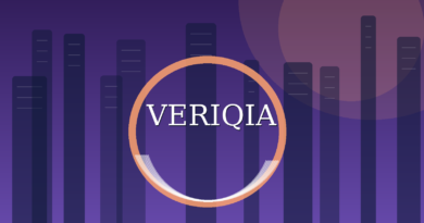 Original conceptual editorial illustration about central bank rate changes explained, with a centered VERIQIA watermark
