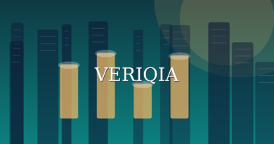 Original conceptual editorial illustration about cocoa price drivers, with a centered VERIQIA watermark